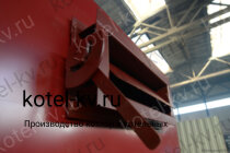 Шибер газохода котла с ОУР 0.75 МВт