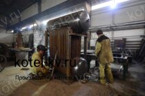 Производство барабанного парового котла на опилках